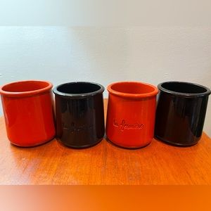 Halloween-colored limited edition La Fermiere pots! (set of four)